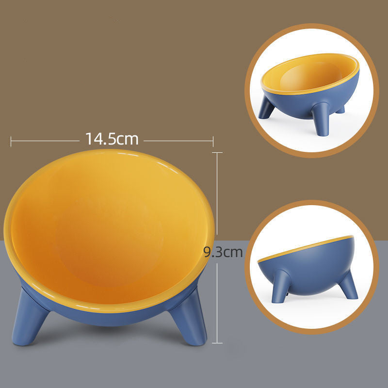 Cat Dog Bowl With Stand Pet Feeding Food Bowls Dogs Bunny Rabbit Nordic Color Feeder