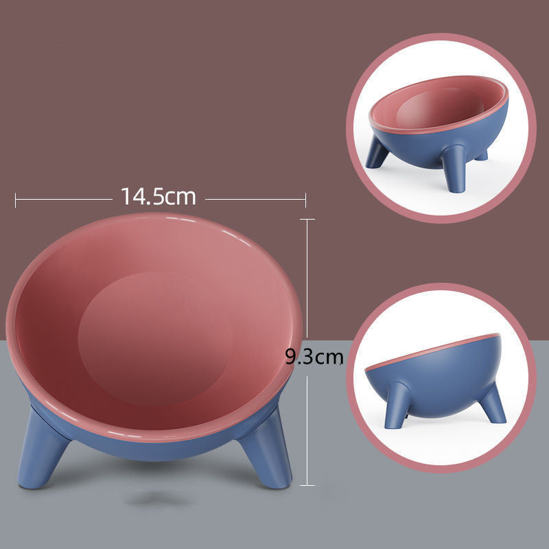 Cat Dog Bowl With Stand Pet Feeding Food Bowls Dogs Bunny Rabbit Nordic Color Feeder